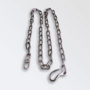 Chrome plated steel plough chains
