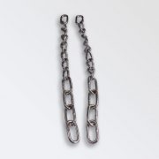 Chrome plated steel shoulder tug chains