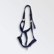 Large heavy horse head collar in blue