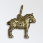 Solid brass key ring - Suffolk Stallion