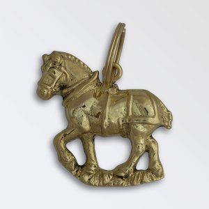 Solid brass key ring - Suffolk in Cat Harness